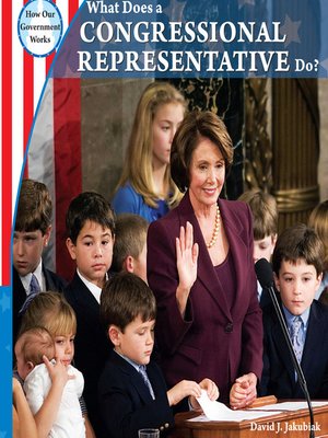 cover image of What Does a Congressional Representative Do?